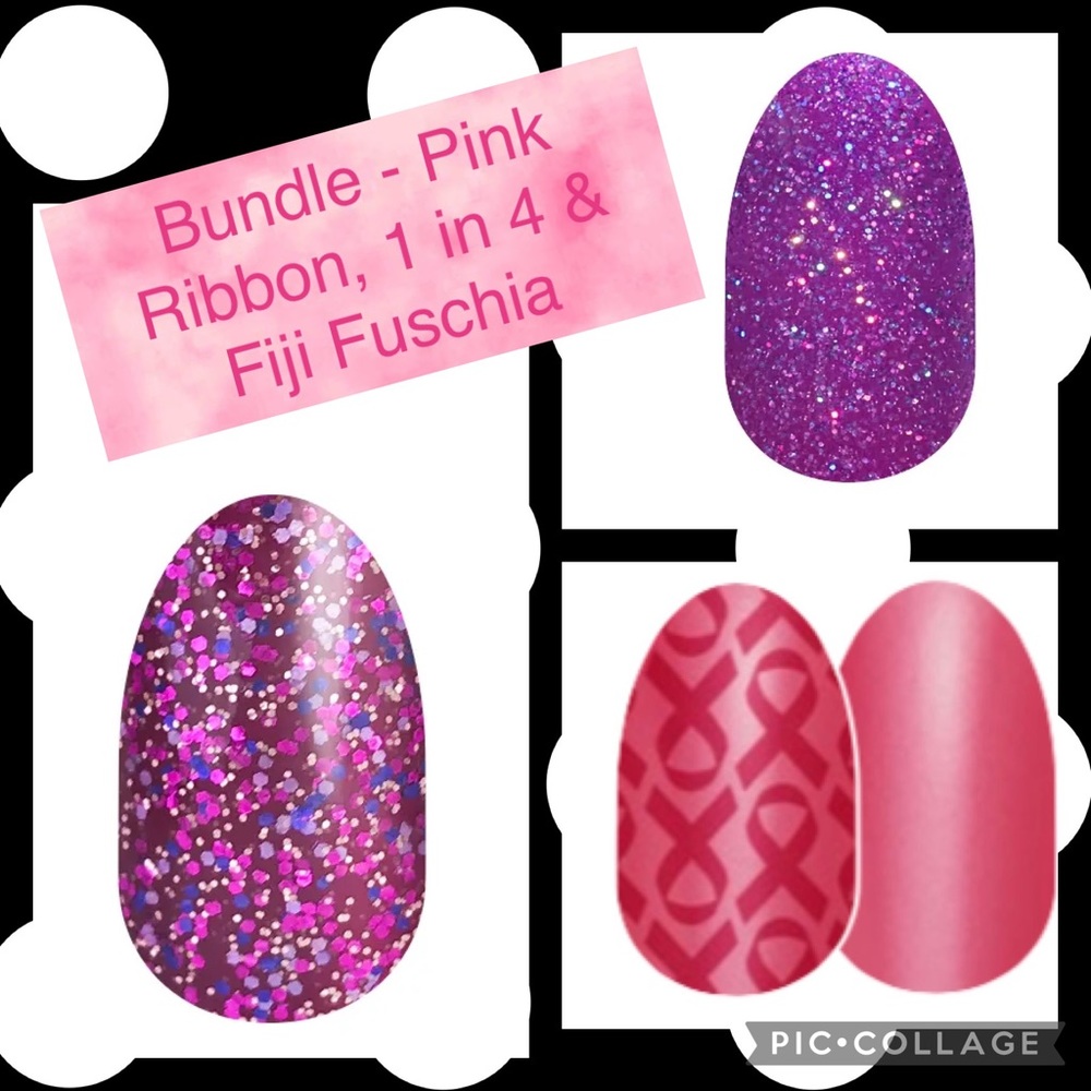 💝💜Bundle of 3 Color Street nail sets